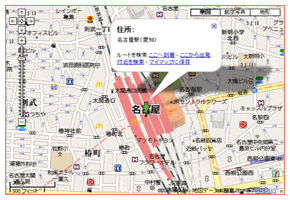 ゆっきぃさんの待ち合わせMAP