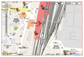 じゅりさんの待ち合わせMAP