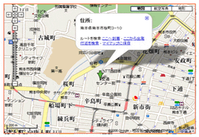 亜希子さんの待ち合わせMAP