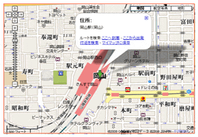 ちえりさんの待ち合わせMAP